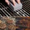 3pcs Ecological Grill Griddle Cleaning Brick Block, De-Scaling Cleaning Stone, For Removing Stains BBQ Racks Flat Top Cookers