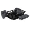 12-Piece Kitchen Set â€“ Sink Set, Bowls, Tumblers & Ice Cube Trays, BPA-Free, Black