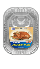EZ Foil Roaster Pans, Up to 20 Pound Capacity, 2 Count