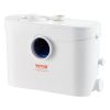 VEVOR Macerator Pump, 700W, 9600 L/h Flow, 32.8 ft/10 m Head, Macerator Sewerage Sump Pump with 3 Water Inlets for Toilet, Basement, Kitchen, Sink