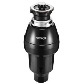 Garbage Disposal 3/4 HP Continuous Food Waste Disposer 3250RPM EZ Connect Corded