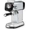 PlumChef Espresso Machine 20 Bar Professional Compact Household Coffee Espresso Maker with Milk Frother Steam Wand Temperature Gauge 34oz Water Tank L
