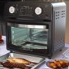 Plum Chef Air Fryer, 13QT Multifunctional Convection Toaster Oven Air Fryer Combo, 360Â° Hot Air Circulation for Healthy Oil-Free Cooking