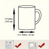 Ceramic Insulated Mug, Perfect for Hot & Cold Drinks, Reusable, Hand Wash Only, with Meat Grinder, for Gift,