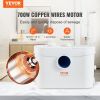 VEVOR Macerator Pump, 700W, 9600 L/h Flow, 32.8 ft/10 m Head, Macerator Sewerage Sump Pump with 3 Water Inlets for Toilet, Basement, Kitchen, Sink