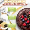 1 4 Sheet Cake Board Rectangle 9.9 x 13.8 inch Rectangle Cake Boards for Pastries Grease and Moisture Resistant Thick Sturdy Material with Fancy Patte
