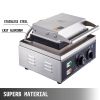 VEVOR 110V Commercial Waffle Donut Machine 6 Holes Double-Sided Heating 50-300Â°C, Electric Doughnut Maker 1550W