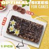 1 4 Sheet Cake Board Rectangle 9.9 x 13.8 inch Rectangle Cake Boards for Pastries Grease and Moisture Resistant Thick Sturdy Material with Fancy Patte