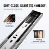VEVOR 10 Pairs of 20 Inch Drawer Slides Side Mount Rails, Heavy Duty Full Extension Steel Track