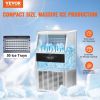 VEVOR Commercial Ice Maker, 100lbs/24H, Ice Maker Machine, 50 Ice Cubes in 12-15 Minutes