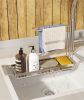 Retractable Stainless Steel Sponge Wipe Drain Rack Kitchen Rag Air Drying Storage Racks