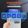 VEVOR Commercial Ice Maker, 100 lbs/24H, Ice Maker Machine, 45 Ice Cubes in 12-15 Minutes