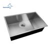 Aqucubic handmade 304 kitchen Sink Undermount Kitchen Sink with Basket Strainer