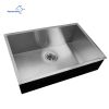 Aqucubic handmade 304 kitchen Sink Undermount Kitchen Sink with Basket Strainer