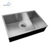 Aqucubic handmade 304 kitchen Sink Undermount Kitchen Sink with Basket Strainer