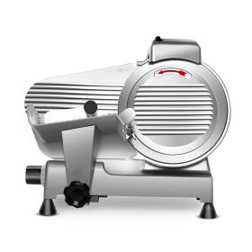 Meat Slicer Machine,8.5/10 inch Commercial Meat Slicer, 240W Frozen Meat Cheese Deli Slicer (size: 10inch)