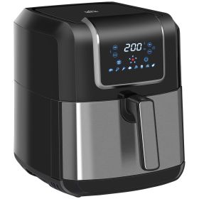 Air Fryer, 1700W 6.9 Quart Air Fryers Oven with Digital Display, 360Â° Air Circulation, Adjustable Temperature (Color: as Pic)