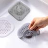 1pc Square Drain Hair Catcher, Hair Filter With Suction Cup, Sink Anti-Clog Filters, Tub Shower Floor Drain Plugs, Easy To Install, Suit For Bathroom