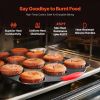 Baking Pan Set 10-Piece Nonstick Carbon Steel Bakeware Set with Silicone Handle